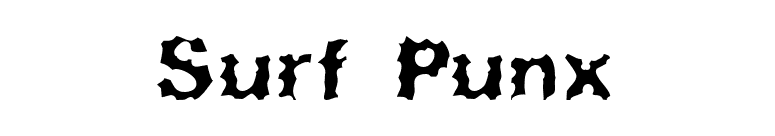 Surf Punx font preview