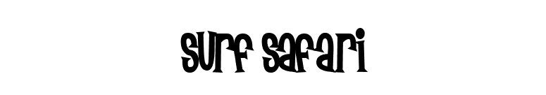 Surf Safari font preview
