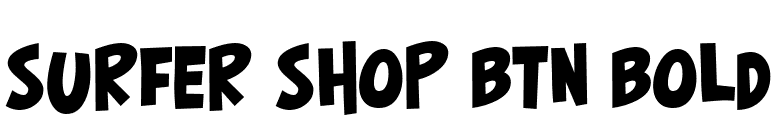 Surfer Shop BTN Bold font preview