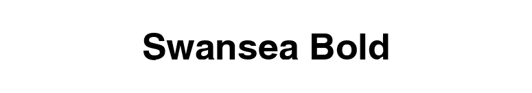 Swansea Bold font preview