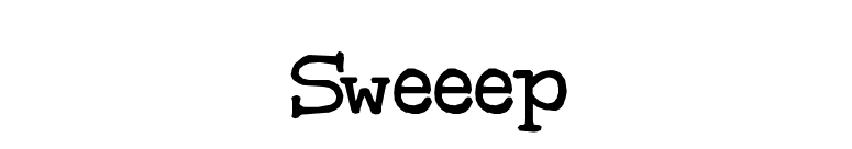 Sweeep font preview