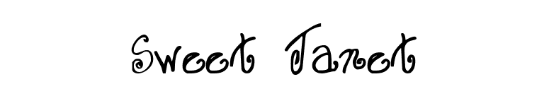 Sweet Janet font preview