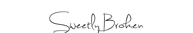 Sweetly Broken font preview