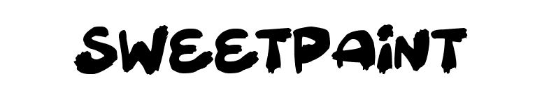 Sweetpaint
 font preview
