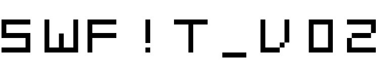 SWF!T_v02 font preview