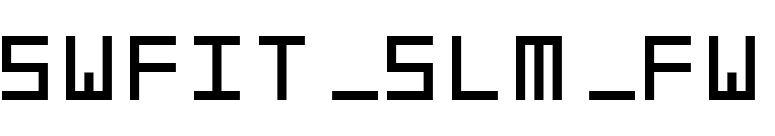 swfit_slm_fw font preview