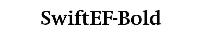 SwiftEF-Bold font preview