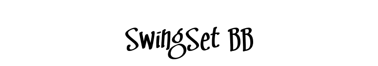 SwingSet BB font preview