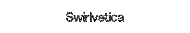 Swirlvetica font preview