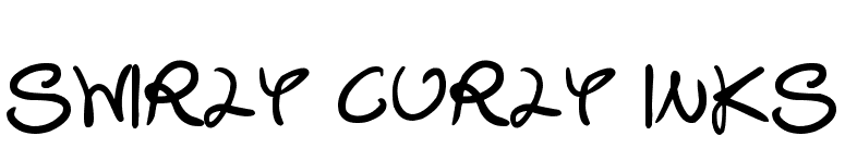 Swirly Curly Inks
 font preview