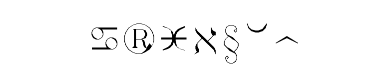 Syastro font preview