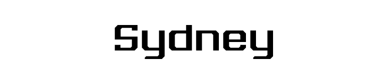 Sydney font preview