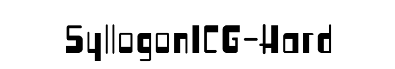 SyllogonICG-Hard font preview