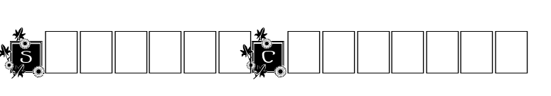 Sylvan-Capitals font preview