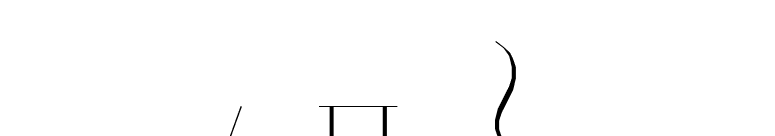 Symath font preview