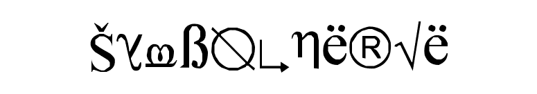 SymbolNerve font preview