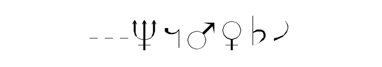 Symusic font preview