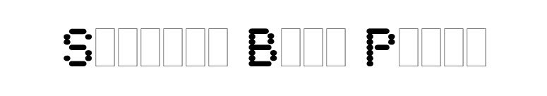 Synchro Beta Plain font preview