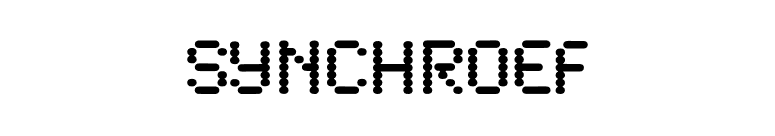 SynchroEF font preview