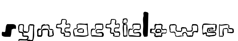 SyntacticLower font preview