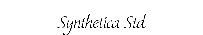 Synthetica Std font preview