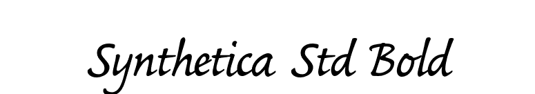 Synthetica Std Bold font preview