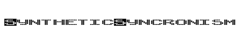 SyntheticSyncronism font preview