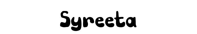 Syreeta font preview