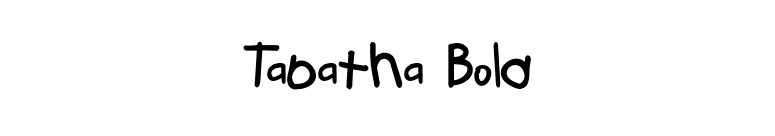 Tabatha Bold font preview