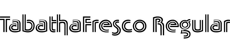 TabathaFresco Regular font preview