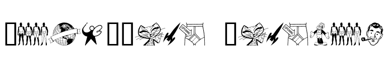 TackODing Dingbat font preview