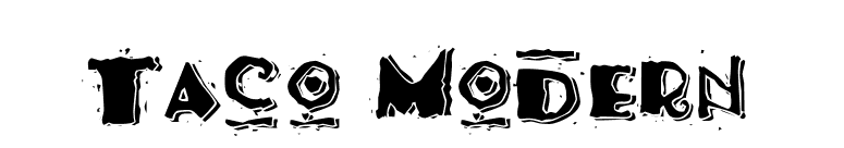 Taco Modern font preview