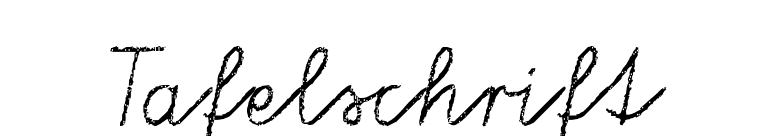 Tafelschrift font preview
