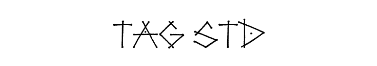 Tag Std font preview