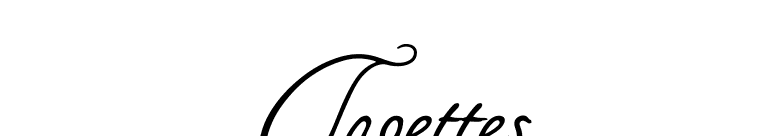 Tagettes font preview