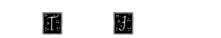 TaglienteInitials font preview