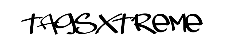 TagsXtreme font preview