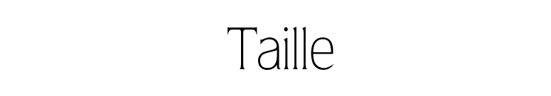 Taille font preview