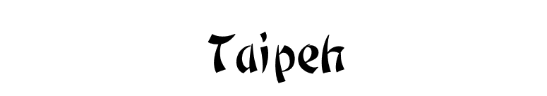 Taipeh font preview