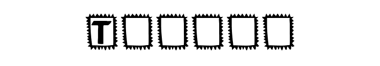 Takker font preview