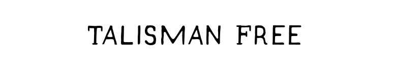 Talisman Free font preview