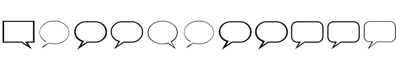 TalkBalloon font preview