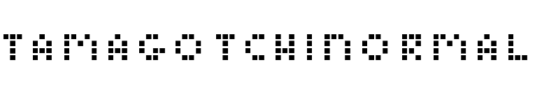 TamagotchiNormal font preview