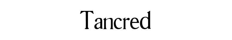 Tancred font preview