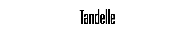 Tandelle font preview