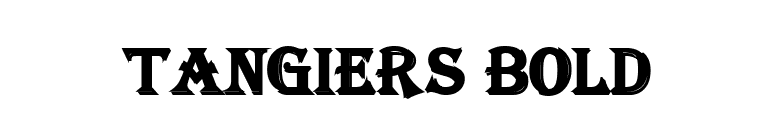 Tangiers Bold font preview