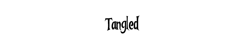 Tangled font preview