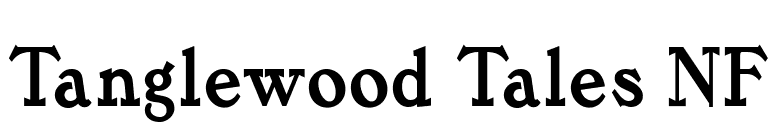 Tanglewood Tales NF font preview