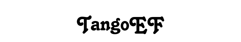 TangoEF font preview