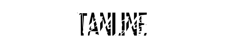 Tanline font preview